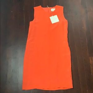 100% Silk Coral Dress